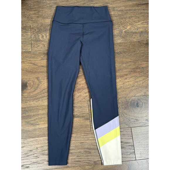 PELOTON Cadent Colorblock Leggings 24" Inseam Gray Sz S EUC - Picture 1 of 6